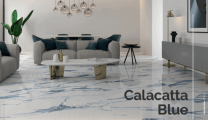 Serie Calacatta Blue (Pulido) (90x90)