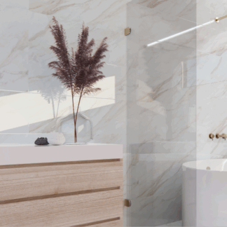 Serie Ess. Calacatta Gold (Mate) (30x90)