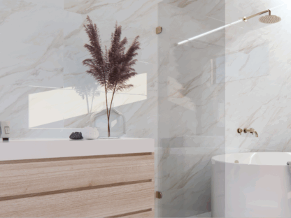 Serie Ess. Calacatta Gold (Mate) (30x90)
