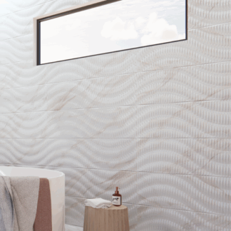 Serie Ess. Rlv. Calacatta Gold (Brillo) (30x90)