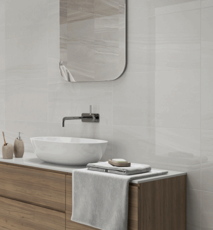 Serie Ess. Oriente Blanco (Brillo) (33x55)