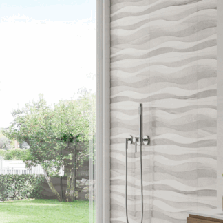 Serie Ess. Rlv. Oriente Gris (Brillo) (33x55)