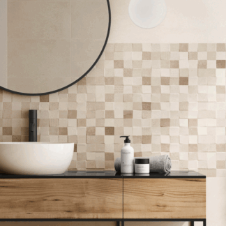 Serie Ess. Rlv. Maine Crema (Mate) (33x55)