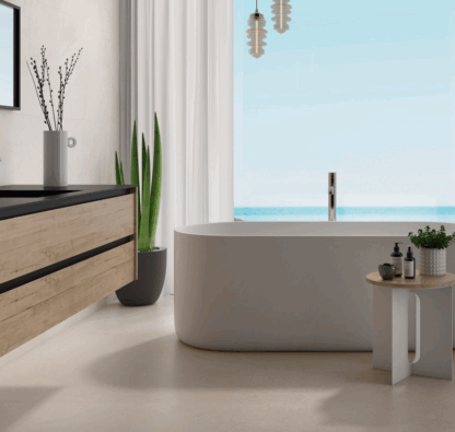 Serie Bianco Siberia Light (Mate) (100x100)