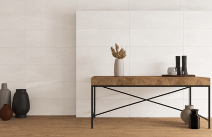 Serie Lington Blanco (Mate) (25x50)