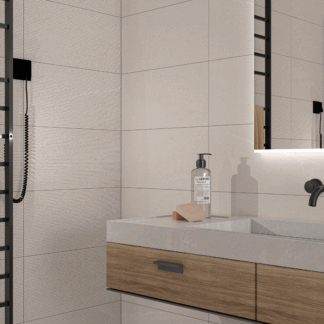 Serie Lington Marfil (Mate) (25x50)