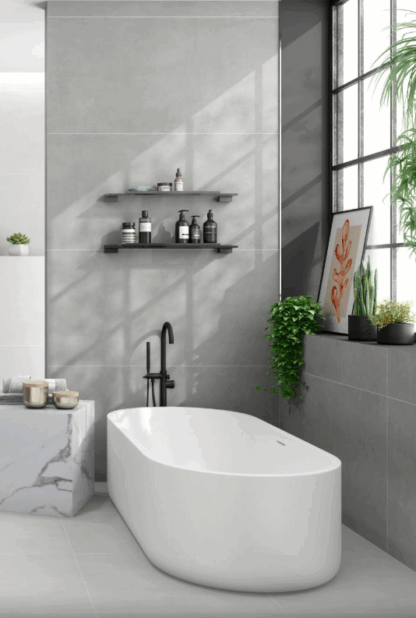 Serie Blaze Ceniza (Mate) (60x120)