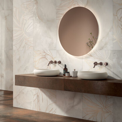 Serie Lumiere Decoro Foglia D'oro (Soft Touch) (60x120)