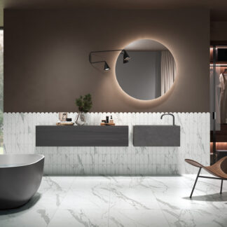 Serie Marble Velvet Statuario (Soft Touch) (60x120)